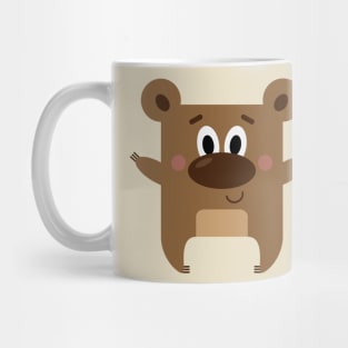 Mr Square Bear Mug